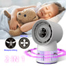 CAVORE COLLAR ECO - Creative 2-in-1 Mosquito Killing Mini Desk Fan Electric Mosquito Killer USB Rechargeable Fan Night Lamp Home And Outdoor Supplies